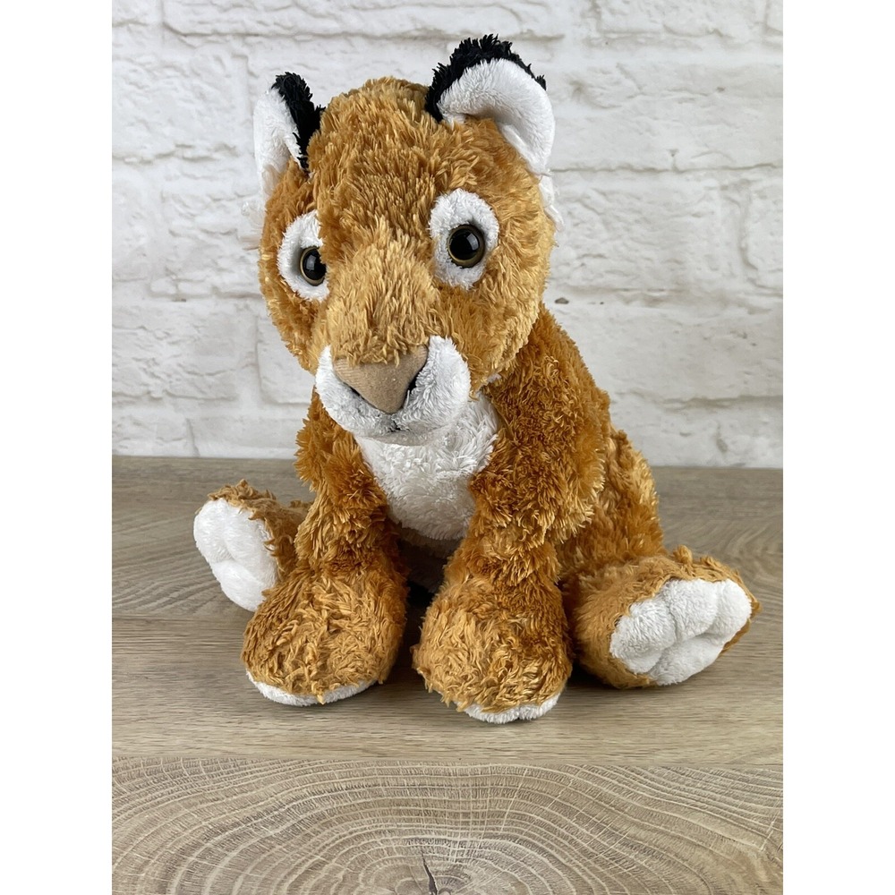The Petting Zoo 11" Mountain Lion Cub Plush Stuffed Animal Toy